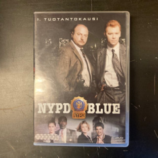 NYPD Blue - Kausi 1 6DVD (VG-VG+/VG+) -tv-sarja-