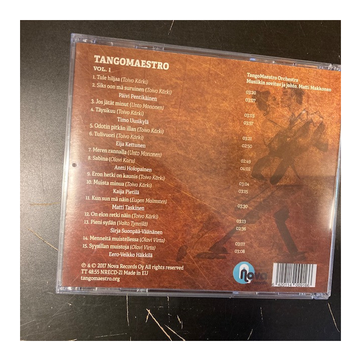V/A - Tangomaestro Vol.1 CD (VG+/M-)