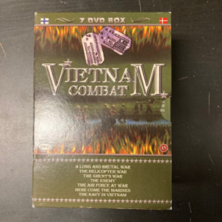 Vietnam Combat 7DVD (M-/VG+) -dokumentti-