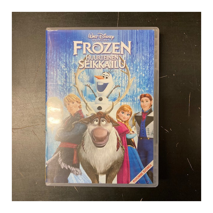 Frozen - huurteinen seikkailu DVD (VG+/M-) -animaatio-