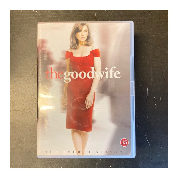 Good Wife - Kausi 4 6DVD (VG-VG+/M-) -tv-sarja-