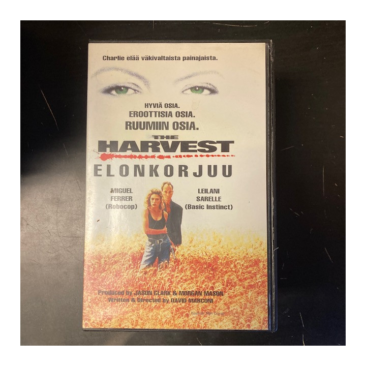 Elonkorjuu VHS (VG+/VG+) -jännitys-