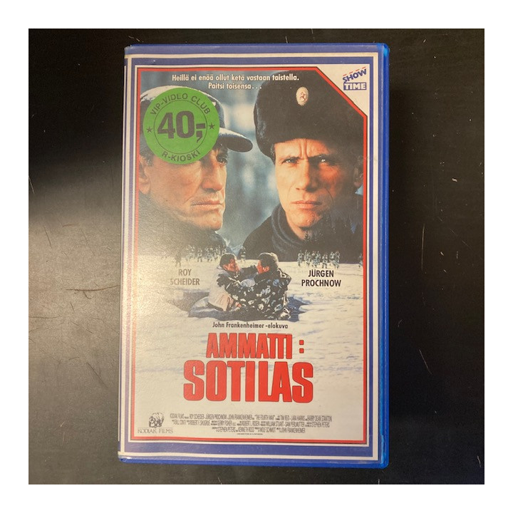 Ammatti: Sotilas VHS (VG+/VG+) -jännitys/draama-