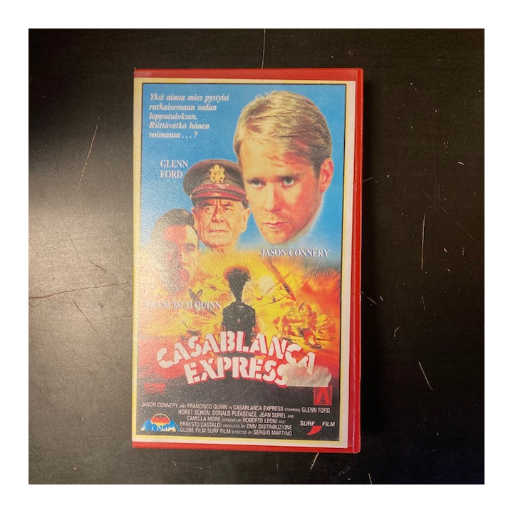Casablanca Express VHS (VG+/M-) -toiminta-