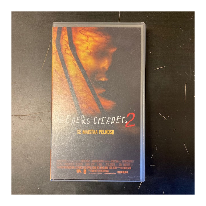 Jeepers Creepers 2 VHS (VG+/M-) -kauhu-