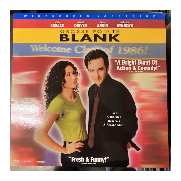 Grosse Pointe Blank LaserDisc (VG+/M-) -toiminta/komedia-