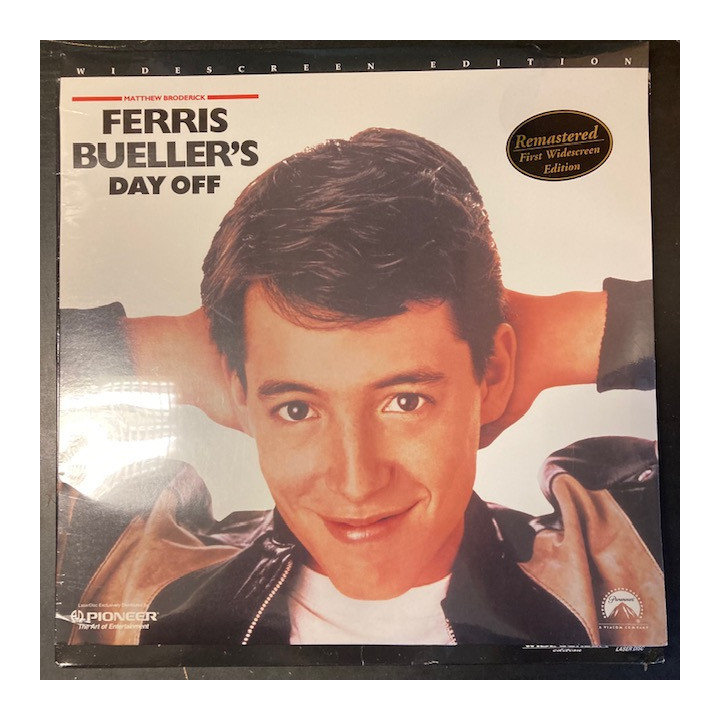 Ferris Bueller's Day Off LaserDisc (avaamaton) -komedia-