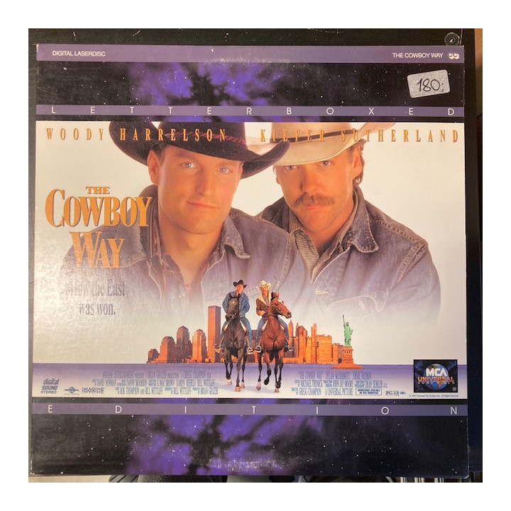 Cowboy Way LaserDisc (VG/VG) -toiminta/komedia-