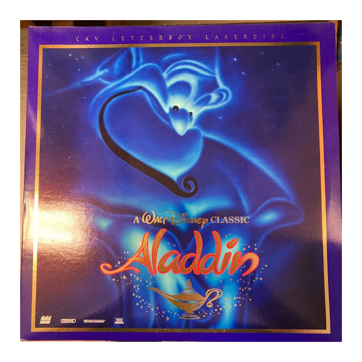 Aladdin LaserDisc (VG+-M-/VG+) -animaatio-