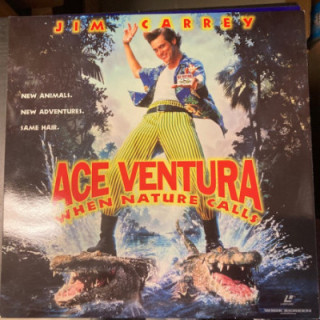 Ace Ventura - When Nature Calls LaserDisc (VG/M-) -komedia-