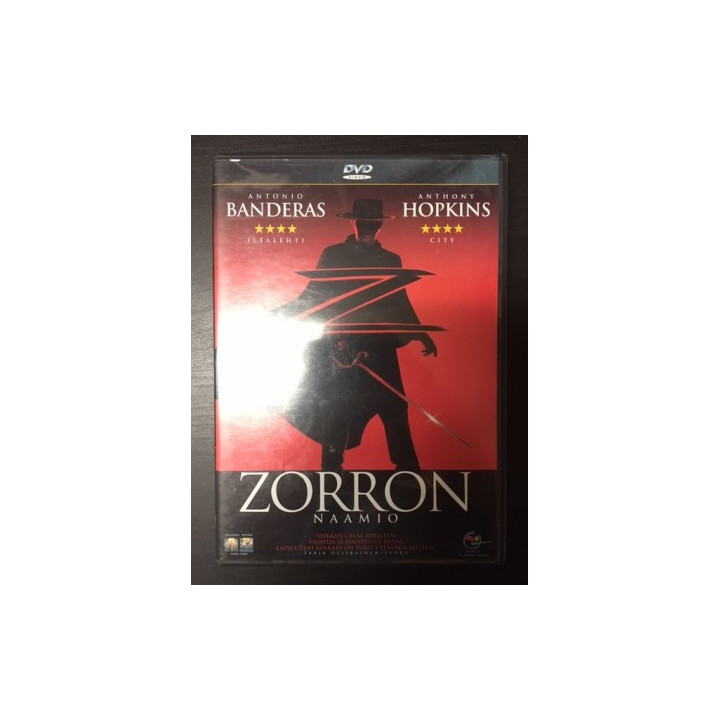 Zorron naamio DVD (VG+/M-) -seikkailu-