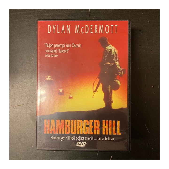Hamburger Hill DVD (M-/M-) -sota-
