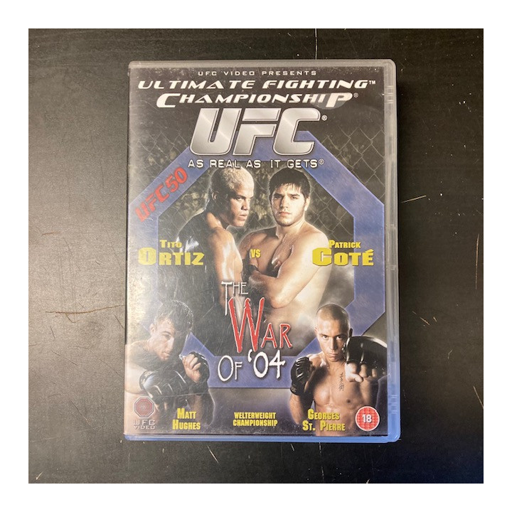 UFC 50 - The War Of '04 DVD (VG/M-) -vapaaottelu-