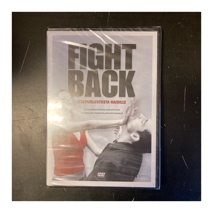 Fight Back - itsepuolustusta naisille DVD (avaamaton) -opetus dvd-