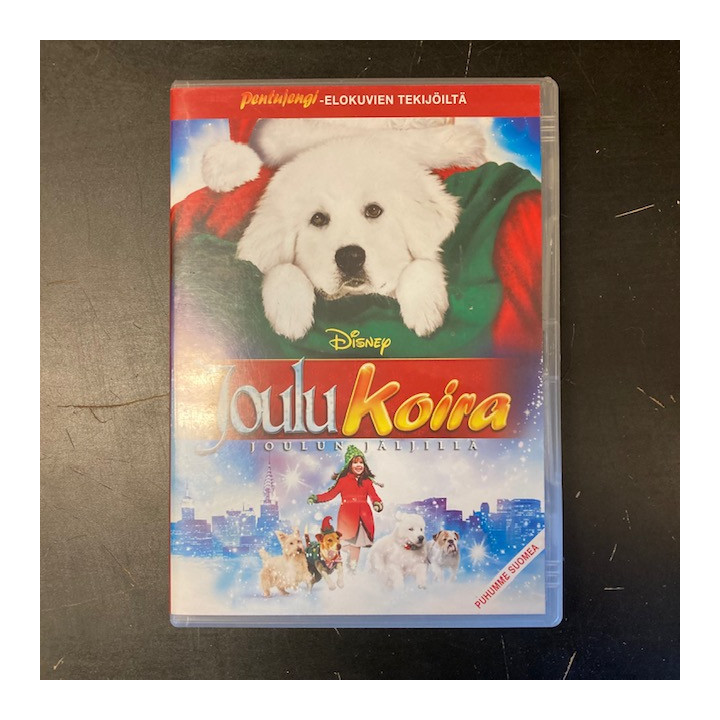 Joulukoira joulun jäljillä DVD (VG+/M-) -seikkailu-