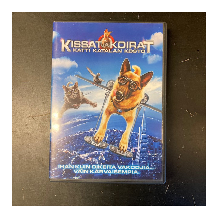 Kissat ja koirat 2 - Katti Katalan kosto DVD (VG+/M-) -animaatio-