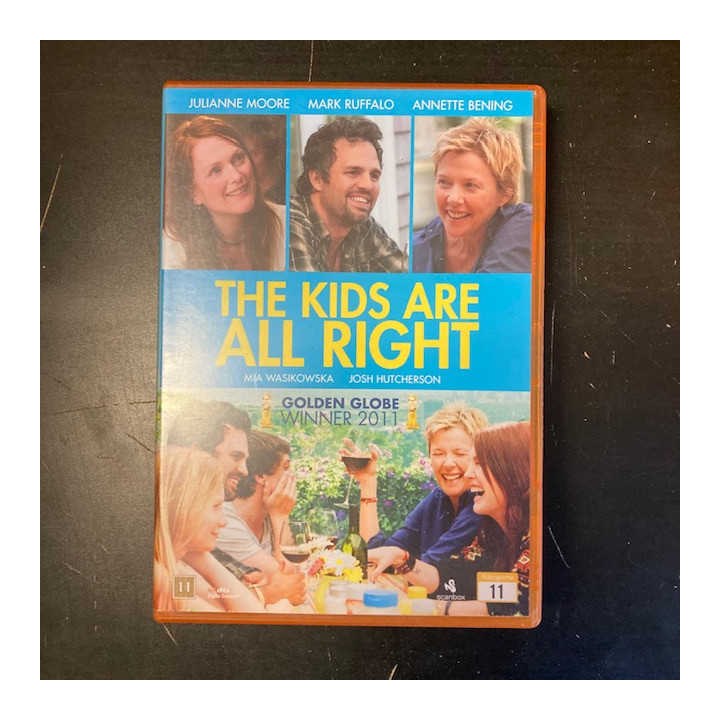Kids Are All Right DVD (VG+/M-) -komedia/draama-
