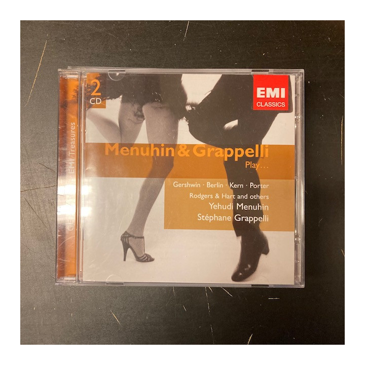 Stephane Grappelli & Yehudi Menuhin - Play... (remastered) 2CD (VG+/M-) -jazz-