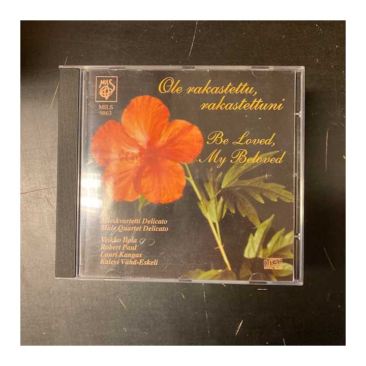 Mieskvartetti Delicato - Ole rakastettu, rakastettuni CD (VG/VG+) -laulelma-