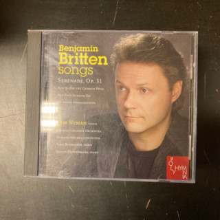Tom Nyman - Benjamin Britten Songs CD (VG+/M-) -klassinen-