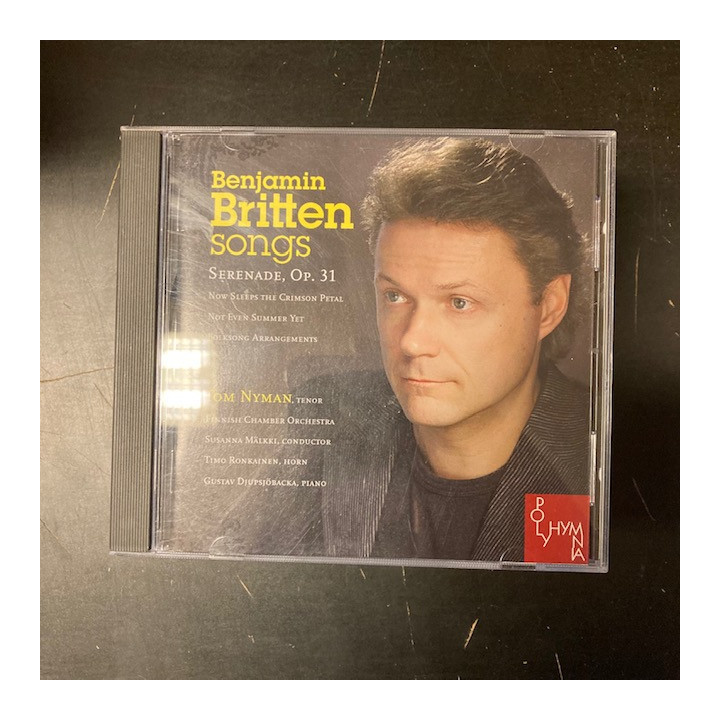 Tom Nyman - Benjamin Britten Songs CD (VG+/M-) -klassinen-