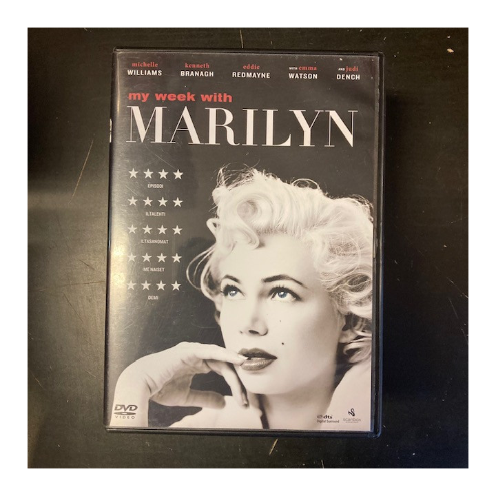 My Week With Marilyn DVD (VG+/M-) -draama-