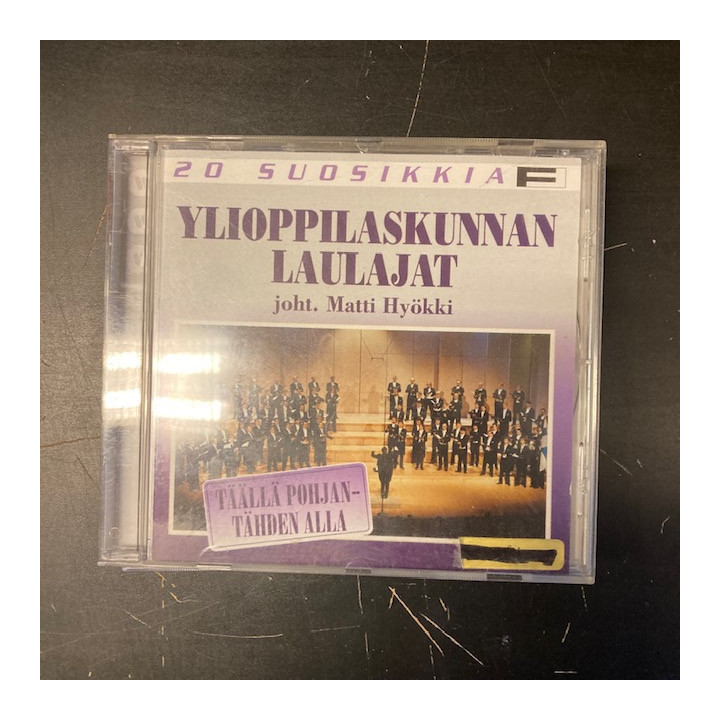 Ylioppilaskunnan Laulajat - 20 suosikkia CD (M-/VG+) -kuoromusiikki-