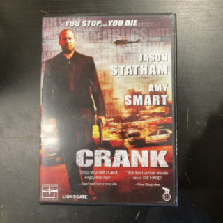 Crank DVD (VG+/M-) -toiminta-