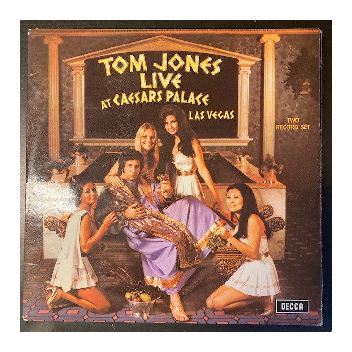 Tom Jones - Live At Caesars Palace Las Vegas 2LP (VG+/VG+) -pop-