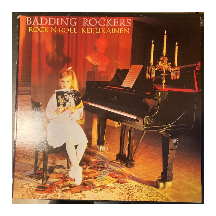Badding Rockers - Rock 'N' Roll keijukainen (FIN/RAMI3010/1987) LP (VG+-M-/M-) -rock n roll-