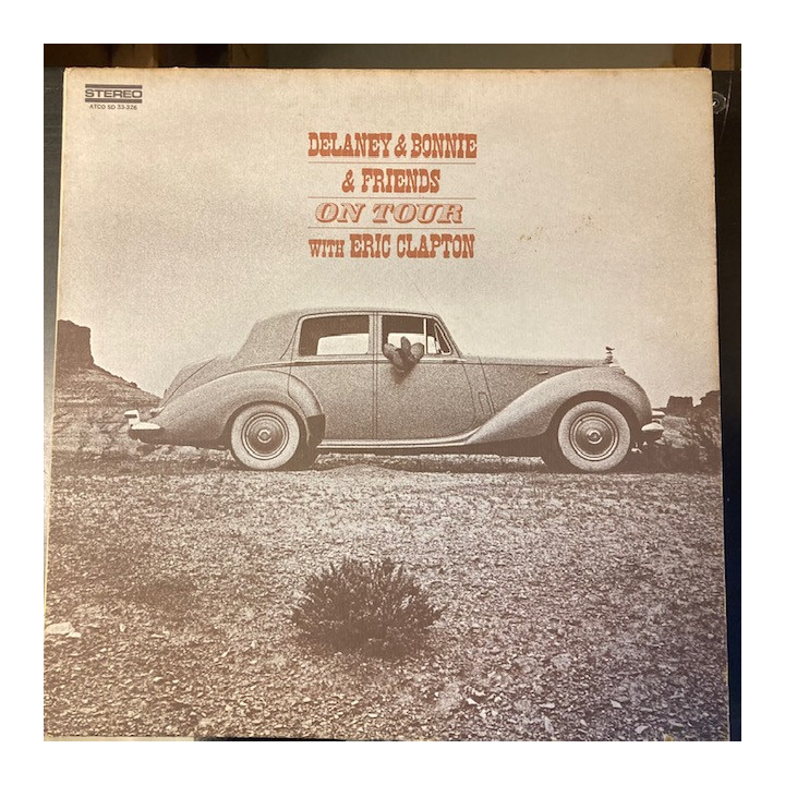 Delaney & Bonnie & Friends - On Tour With Eric Clapton LP (VG+/VG+) -blues rock-