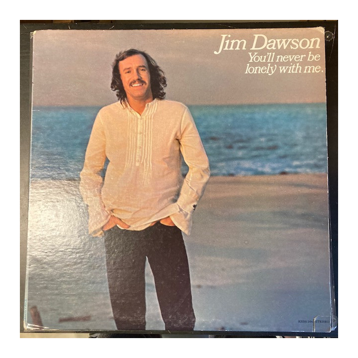 Jim Dawson - You'll Never Be Lonely With Me LP (VG+/VG+) -folk rock-
