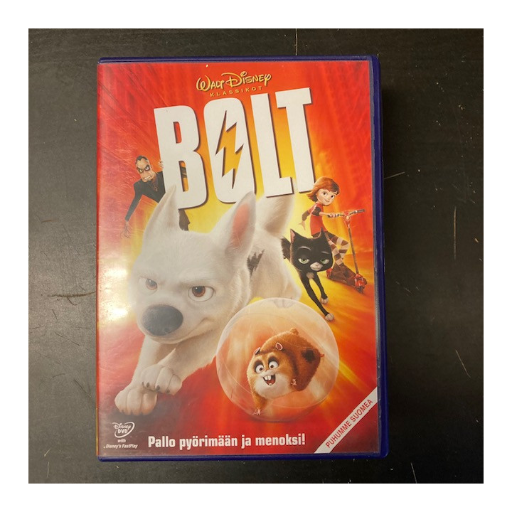 Bolt DVD (VG+/M-) -animaatio-