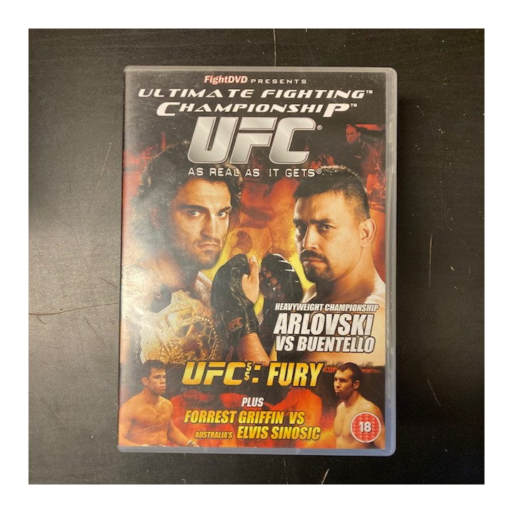 UFC 55 - Fury DVD (VG/M-) -vapaaottelu-