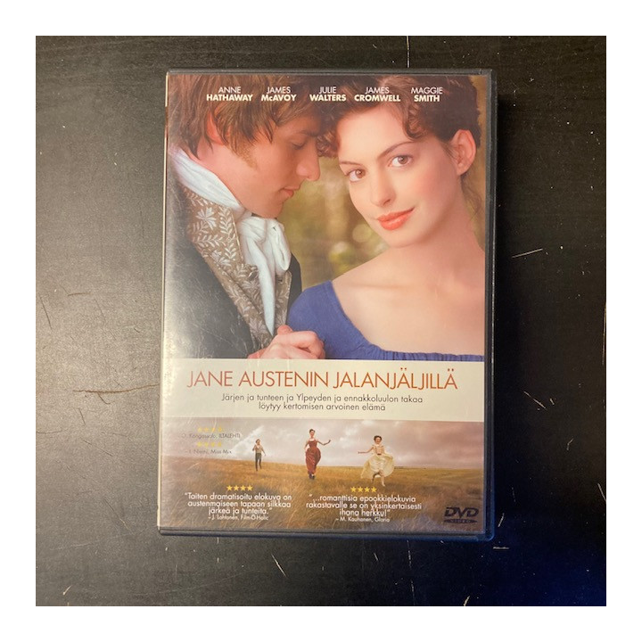 Jane Austenin jalanjäljillä DVD (VG+/M-) -draama-