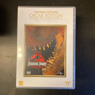Jurassic Park (oscar edition) DVD (VG+/M-) -seikkailu-