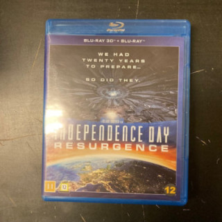 Independence Day - Uusi uhka Blu-ray 3D+Blu-ray (M-/M-) -toiminta/sci-fi-