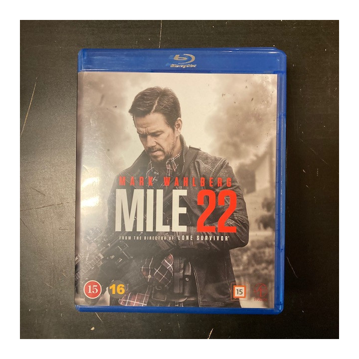 Mile 22 Blu-ray (M-/M-) -toiminta-