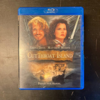 Cutthroat Island Blu-ray (M-/M-) -seikkailu/komedia- (ei suomenkielistä tekstitystä)
