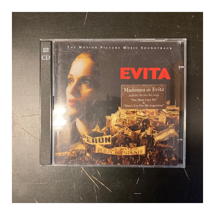Evita - The Soundtrack 2CD (VG/VG+) -soundtrack-