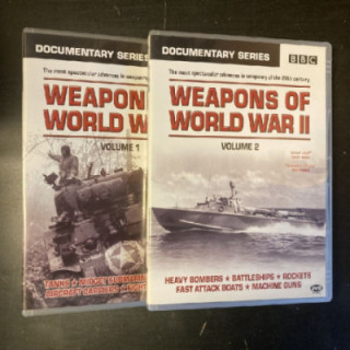 Weapons Of World War II - koko sarja 2DVD (VG/M-) -dokumentti-