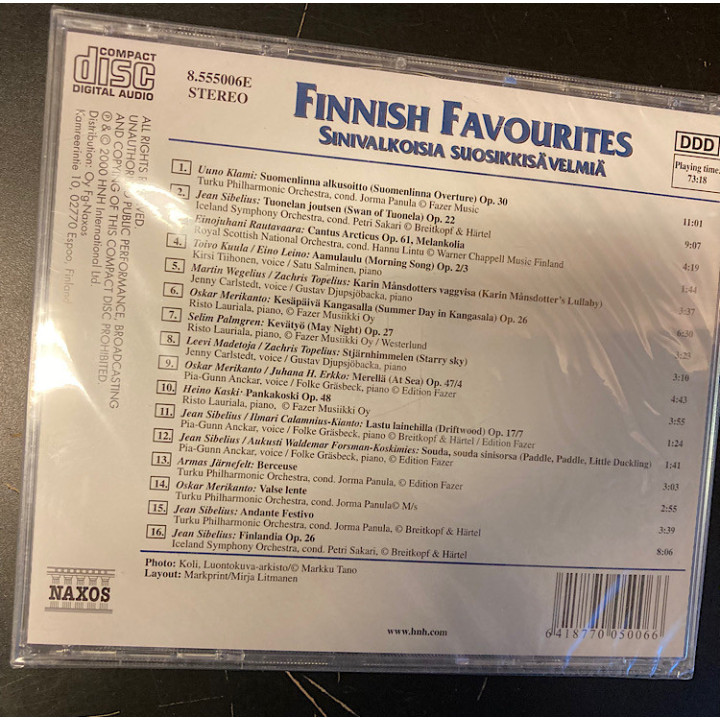 Finnish Favourites CD (avaamaton) -klassinen-