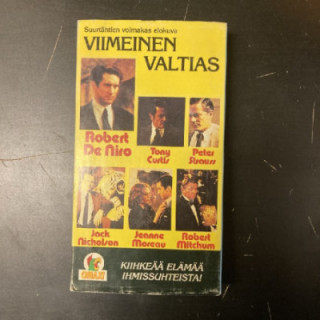 Viimeinen valtias VHS (VG+/VG) -draama-