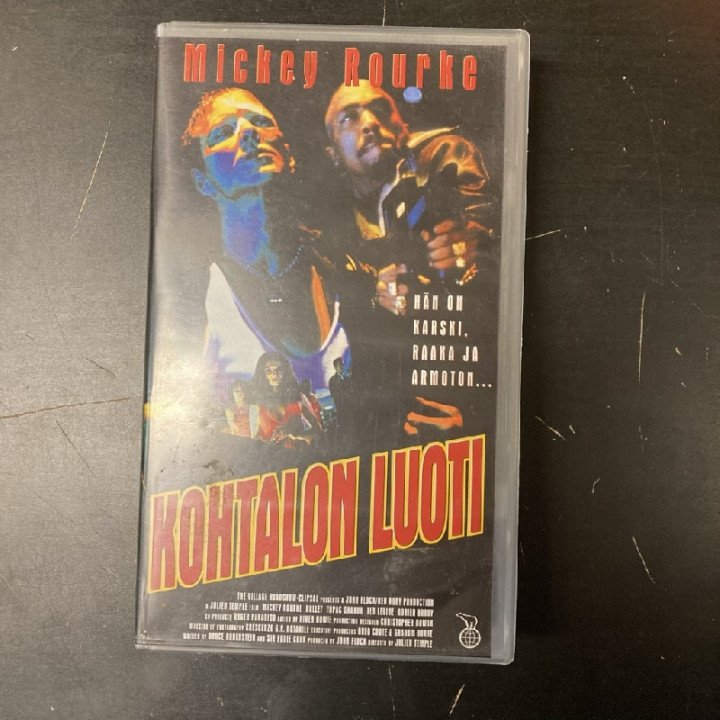 Kohtalon luoti VHS (VG+/M-) -toiminta-