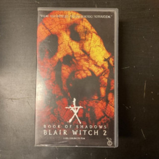 Blair Witch 2 - Book Of Shadows VHS (VG+/M-) -kauhu-