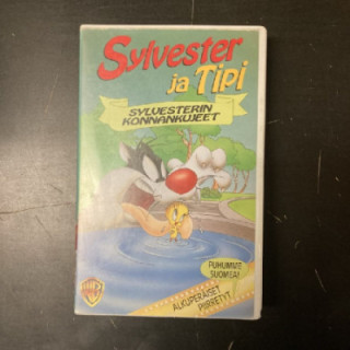 Sylvester ja Tipi - Sylvesterin konnankujeet VHS (VG+/VG+) -animaatio-