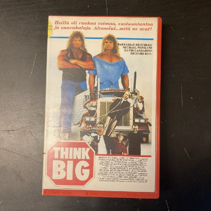 Think Big VHS (VG+/VG+) -komedia-