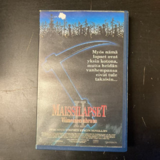 Maissilapset II - viimeinen uhraus VHS (VG+/VG+) -kauhu-