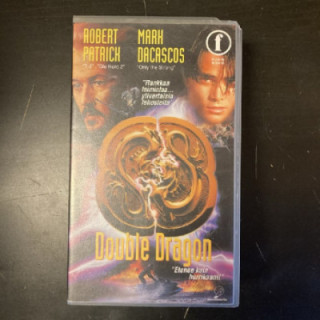 Double Dragon VHS (VG+/M-) -seikkailu/komedia-
