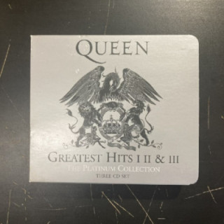 Queen - Greatest Hits I II & III (The Platinum Collection) 3CD (M-/VG+) -hard rock-